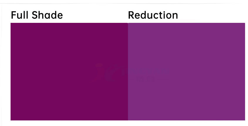 蒽醌染料溶剂紫36着色色卡颜色示意图