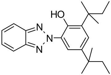 巴斯夫uv328紫外线吸收剂分子结构图