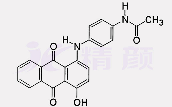 溶剂蓝122化学结构分子图